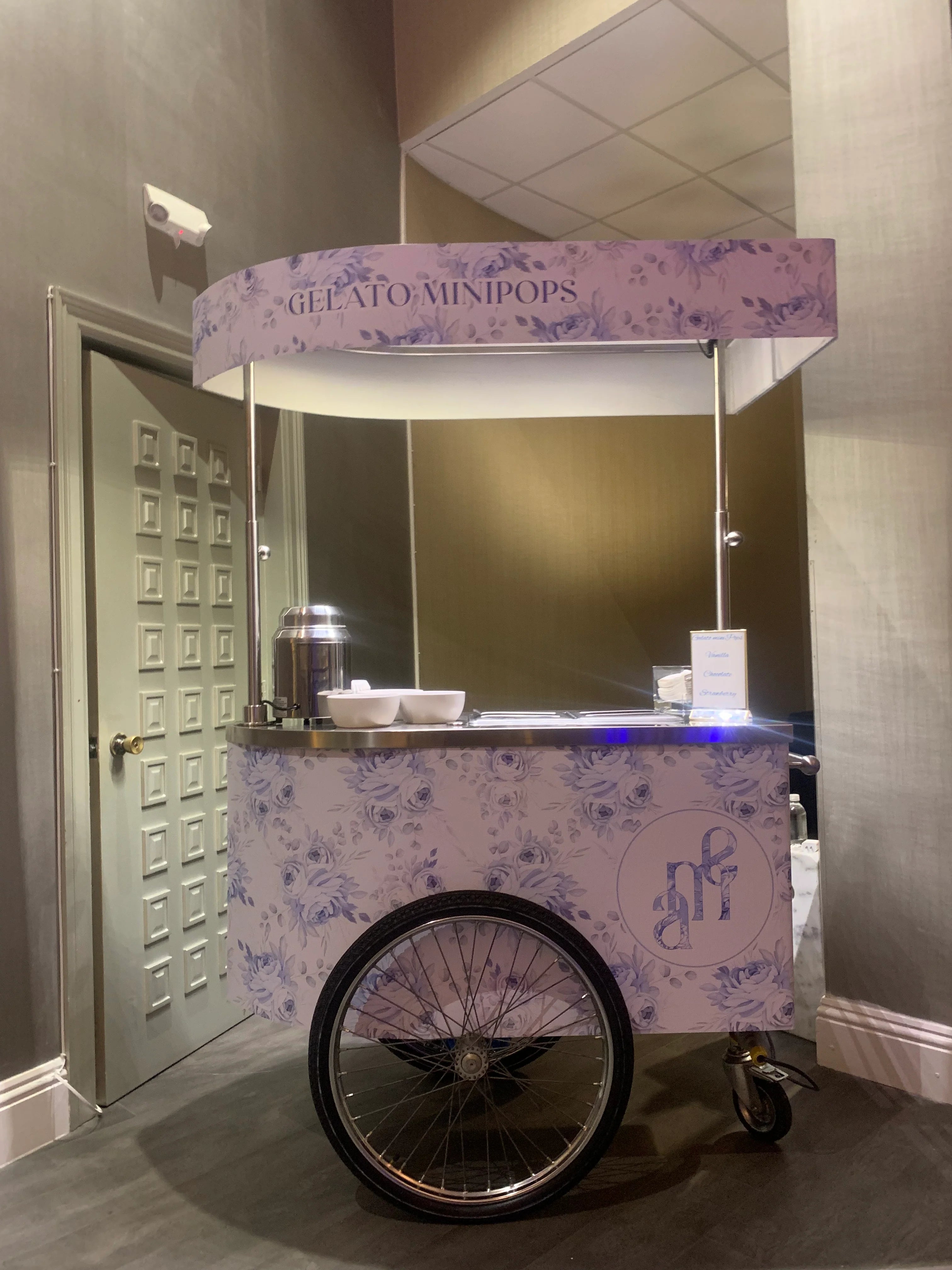 Gelato cart catering